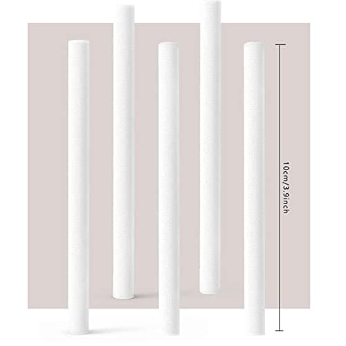50PCS Humidifier Sticks Cotton Filter Refill Sticks Humidifier Replacement Filter Cotton Sticks Humidifier Filter Stick Car Diffuser Sponge Refill Sticks Wick for USB Radiator Mini Humidifiers Bedroom