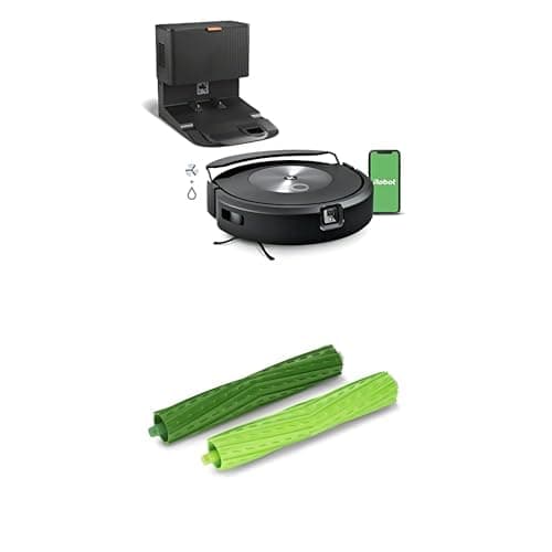 Bundle of iRobot Roomba Combo j7+ Self-Emptying Robot Vacuum & Mop -Automatically Vacuums and Mops, Fully Retractable Mop pad, Identifies&Avoids Obstacles, Alexa, Ideal for Pets w/Authentic Extractors