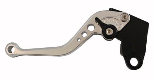 Motobrackets Short SILVER clutch Lever Replacement for Suzuki 2007-2008 GSXR1000, 1998-2003 TL1000R, 1999-2007 Hayabusa / GSXR1300, 2003-2007 SV1000/S, 2007 GSF 650 Bandit, 2001-2006 GSF 1200 Bandit