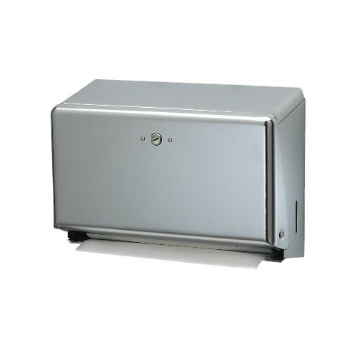 San JamarT1950XC Mini C-Fold/Multifold Towel Dispenser Chrome 11 1/8 x 3 7/8 x 7 7/8
