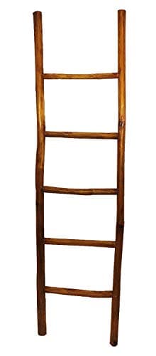 MGP 60" H Teak log ladder (Teak)