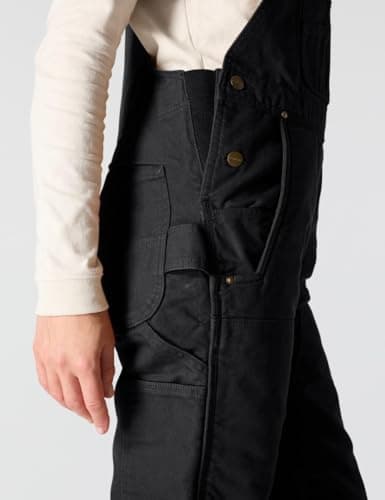 Carhartt Women's Quilt Lined Washed Duck Bib Overall Work Utility Coveralls