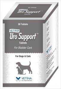 Pawsitively Pet Care Vetina Uro Support Tablets for Bladders for Dog and Cat (30 Tabs)
