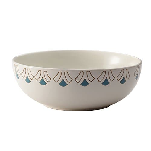 Rachael Ray Dinnerware Pendulum 10-Inch Round Stoneware Serving Bowl, Print