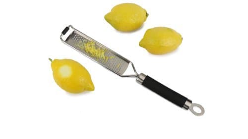 Citrus Lemon Zester & Cheese Grater - Great for Lemon, Lime, Ginger, Garlic, Chocolate, Parmesan, Veg, and Fruits. Premium Design, Best Quality Stainless Steel, Non-Slip Footing and Very Sharp