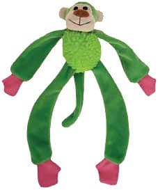 Zanies Monkey Mayhem Pet Toy, Green