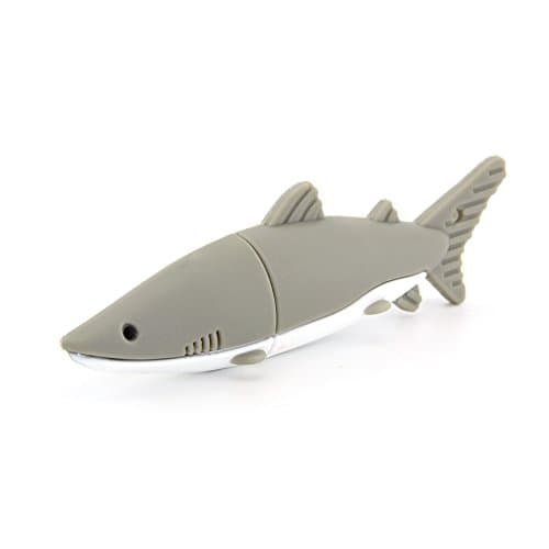 Funnyusb Cartoon Animal Shark Shape Flash Drive USB 3.0 32GB High Speed Flash Memory Pen Drive Cool Shark Design Thumb Stick