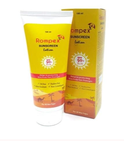 - ROMPEX Lotion | Broad Spectrum Sunscreen Lotion With SPF 50+ | UVA/UVB Protection