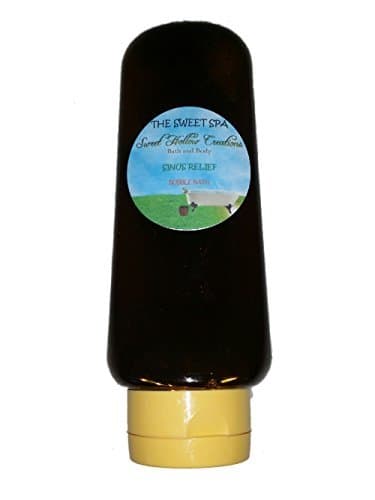 Sweet Spa--Sinus, cold relief--bubble bath 8 oz with menthol, eucalyptus and rosemary--liquid bath soap for body and soaking