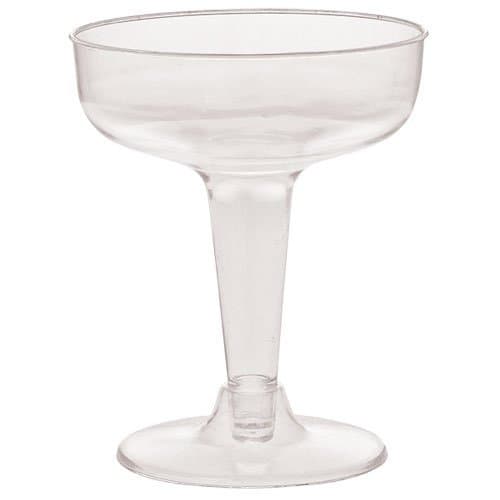 Heavyweight Plastic 20 count 4 oz 2-Piece Champagne Cup