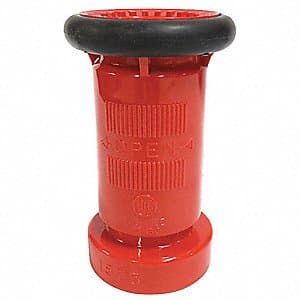 03697000 Elkhart Brass Model 1575 All Purpose 1.5" Polycarbonate Fire Hose Nozzle -