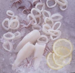 Great Gourmet Squid - Tubes and Tentacles, Clean, (2 x 2.5 lb packs)
