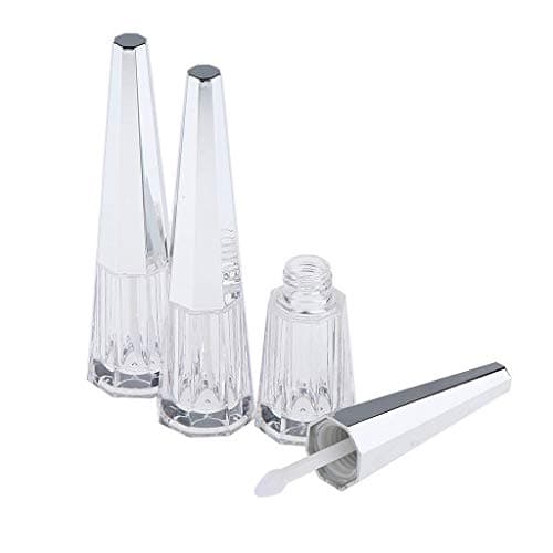 2pcs 4ml Empty Lipstick Tube Liquid Eyeshadow Jar,Empty Mascara Tube Eyelashes Cream Tube Vials Bottle Lip Gloss Tube DIY Makeup Container