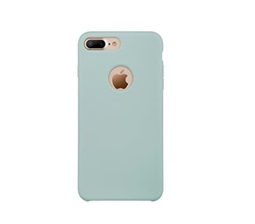 AmanStino iPhone 7 Case, Liquid Silicone Gel Rubber Shockproof Case Cover with Soft Microfiber Cloth Lining Cushion for Apple iPhone 7