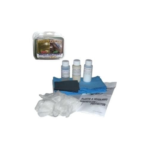 Bright Solutions Headlamp & Plastic Resurfacer Car Care Kit