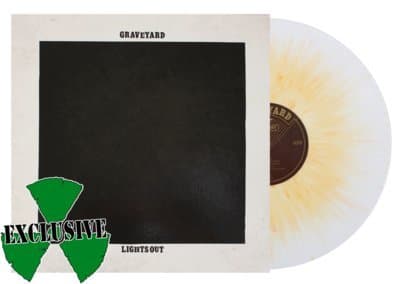 GRAVEYARD, Lights out WHITE/ORANGE SPLATTER VINYL - LP