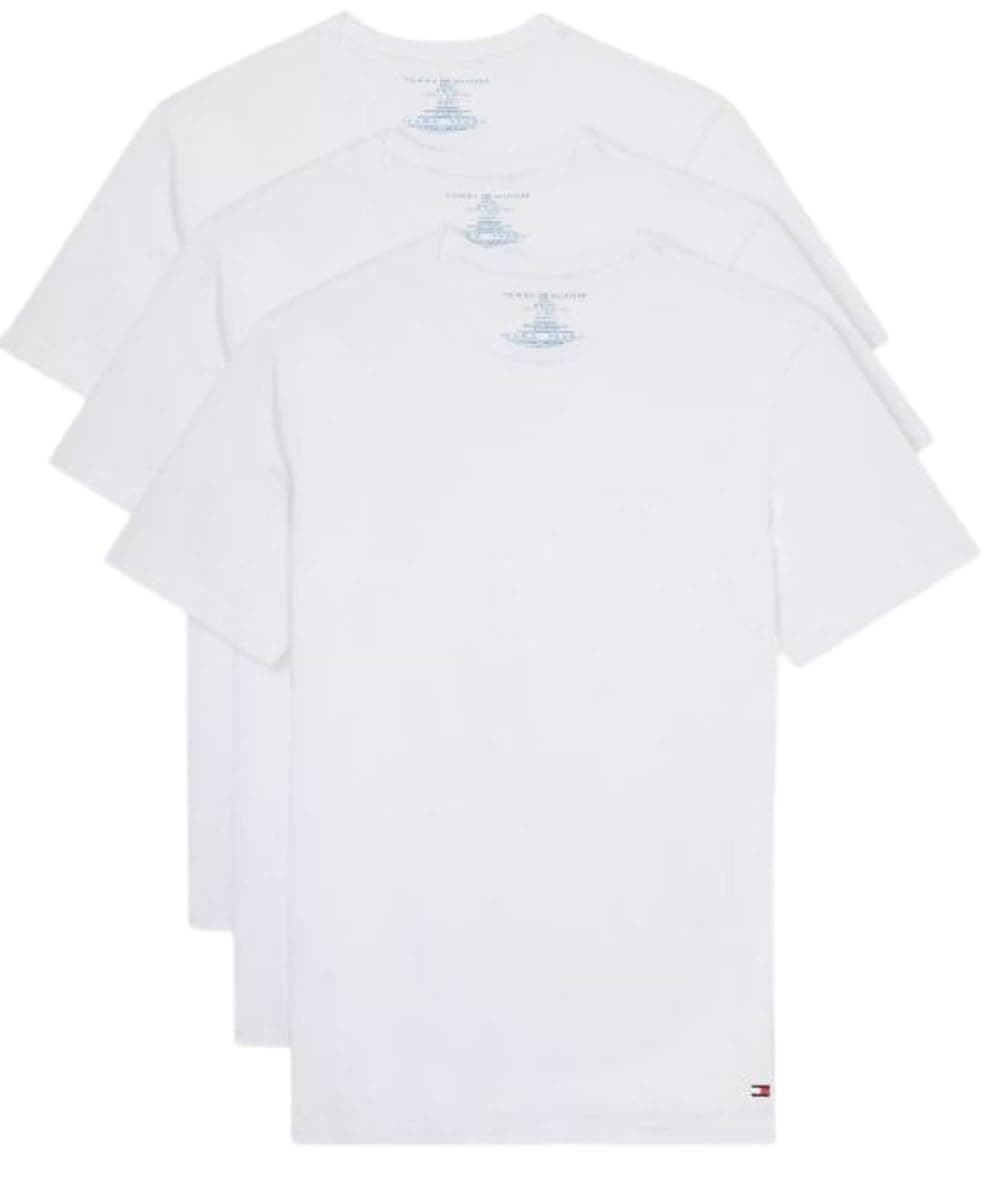 Tommy Hilfiger Men's Cotton Classics 3-Pack Crewneck Undershirts