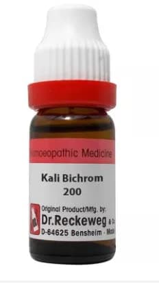 Dr.R/W Kali Bichromicum 200-11ml - Pack of 2