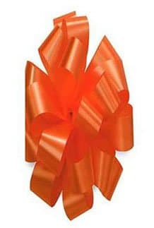 Pom Pom - Pull Out Bows 5 Inch Orange Pkg/50