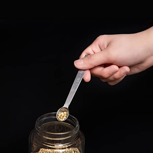 Gunmetal tiny spoons set