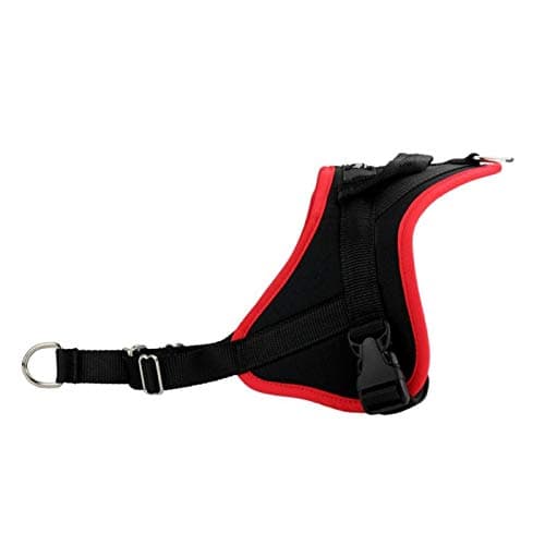Classic Dog Harness | Anti Pull | with Control Handle | Multifunctional | European Manufacturing | Red | Size L