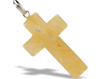Yellow Aventurine Cross Pendant