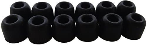 Rebound Comfort Foam Earphone Earbud Tips - 5.6mm, Large, 6 Pairs