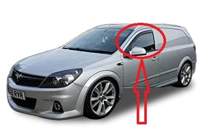 2x Front Wind Deflectors for VAUXHALL Astra H Car or Van 2004 2005 2006 2007 2008 2009