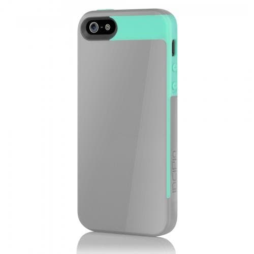 IncipioIPH-826 Faxion for iPhone 5-1 Pack - Retail Packaging - Gray/Turqoise