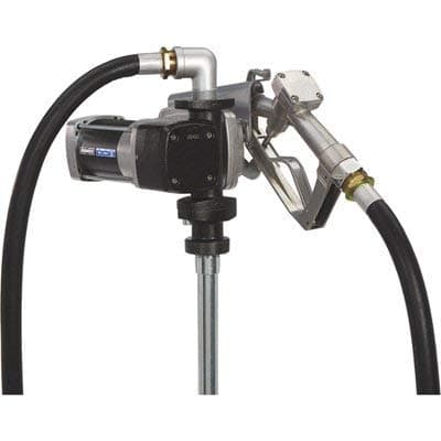 RoughneckHeavy-Duty Fuel Transfer Pump - 15 GPM, 120 Volt AC, Manual Nozzle, Gasoline Compatible