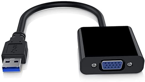 Multibao USB to VGA Converter, USB 2.0/3.0 to VGA Adapter, RGBS 1080P Video Graphics Card Display External Adapter for Laptop PC with Windows XP/Vista/7/8/8.1/10