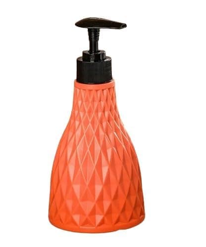 DHARMIK V ENTERPRISE ABS Plastic Liquid Soap Dispenser Bottle Sanitizer Lotion Gel Shampoo Conditioner Dish Wash Gel Dispenser Pump for Bathroom Wash Basin Kitchen Sink (1Pcs)-2024 (Triangle)