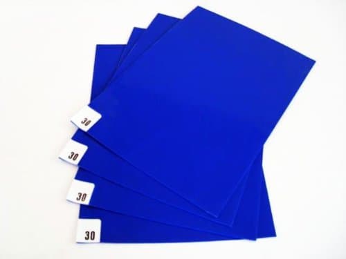 24" x 36" - Blue - 1 Box @ 4 Mats by 30 Sheet Peelable - Sticky / Tacky Walk Off Mat