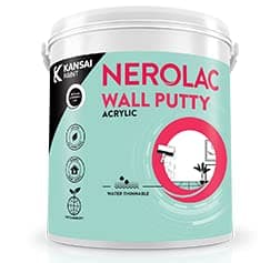 Nerolac premium acrylic putty pack (White, 1 kg)