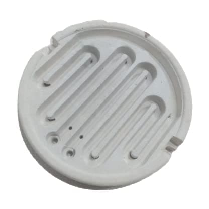 Ceramic Heater Plate White Colour Size 18X18 Centimeter, Open, 1 Burner