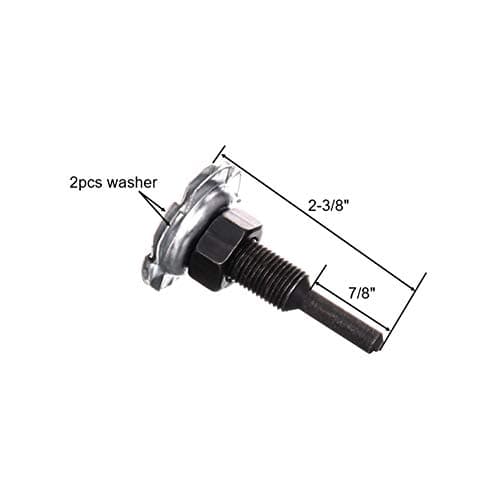 Arbor Mandrel for Drill 1/4" Shank 1/2" Threads Arbor Adapter for Buffing Polishing Wheel 2pcs