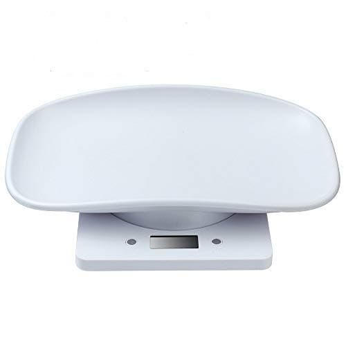 Digital Pet Scale, Food Scale, LCD Electronic Scale, Cat and Dog Food, Weighing Up to 10 kg / 22 lbs (white)