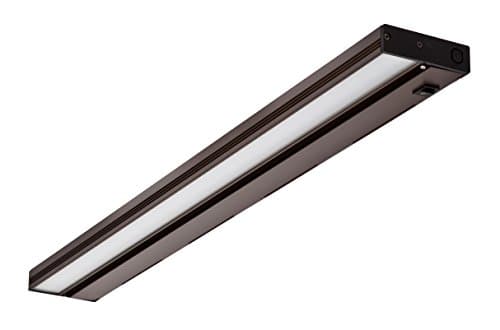 NICOR Lighting Linkable 30-Inch Slim Dimmable 2700K LED Under Cabinet Light Fixture, Oil-Rubbed Bronze (NUC-4-30-DM-L-OB)