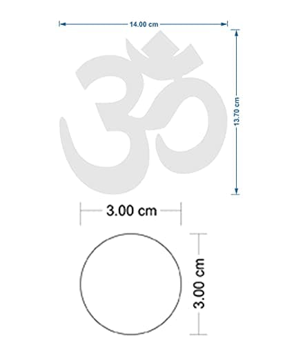 Bikri Kendra - om 10 dot 100 red (Pack of 110) Wall Mirrors Stickers for Hall Living Room Bedroom Kids Room Home Office 3D Acrylic Wall Stickers-Self-Adhesive