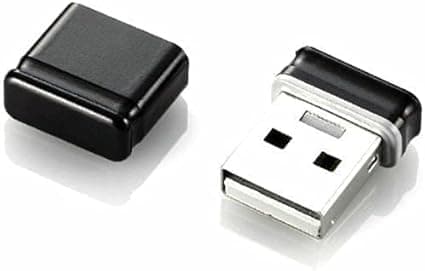 Mini USB 2.0 Flash Drive Memory Stick Fold Storage USB (Black) (8 GB)
