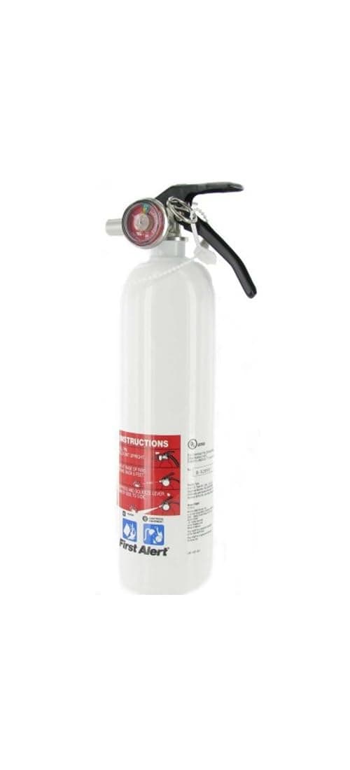 First Alert REC5 Recreation Fire Extinguisher, UL Rated 5-B:C, White, 1-Pack