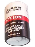 Dynamic Power HAWKER ENERGY - 9800-0004 - BATTERY, CYCLON 2V 5AH LEAD ACID - Pack of 1