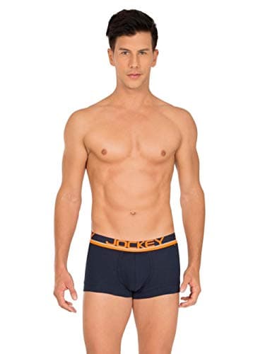 Jockey FP03 Men's Super Combed Cotton Rib Solid Trunk with Ultrasoft Waistband