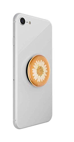 PopGrip Pressed Flower White Daisy PopSockets Smartphone Ring, Smartphone Stand, Smartphone Grip, Smartphone Accessory, iPhone and Android