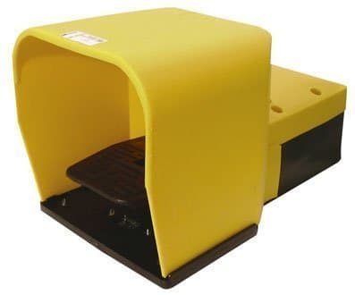 AIRCOMP - 1/4" NON-GUARDED PEDAL VALVE - 5/2 Pneumatic Foot Pedals (Pneumatic Valves)