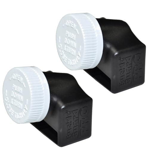 PRO Seat Belt Button Cover (2-Pack Black) Deters Children and Disabled Adults from Opening Their Seat Belt While Riding in a Motorized Vehicle