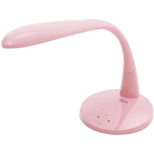 Stella Lighting Stella Task Desk Lamp, Pink, LED Light with Flexible Arm