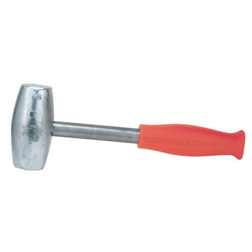 COOK Lead Hammer - Model: 116 Face Diameter: 1-9/16" Handle Length: 9-1/2"