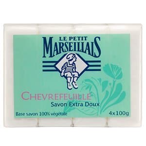 Bath and Body 4 Soaps (4 Barsx100g=400g) (Chevrefeuille)