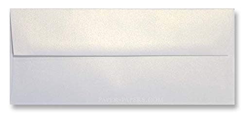 Curious Metallic - NO. 10 ENVELOPES (Square Flap) - ICE GOLD - 50 PK